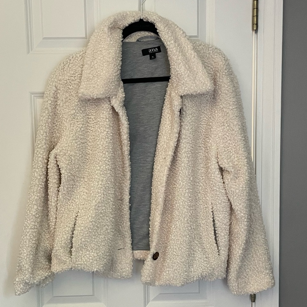 Sherpa Button Up Jacket - image 4